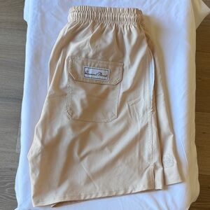 Beige Men’s swim trunks/shorts by “SEASONAL THREAD”